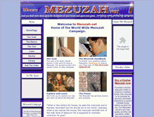 Tablet Screenshot of mezuzah.net